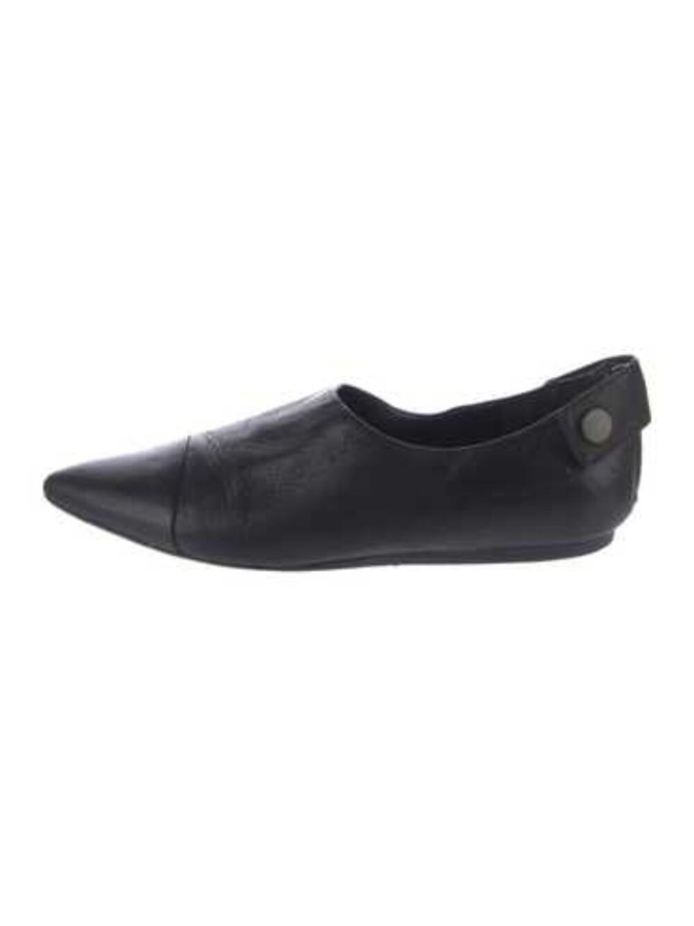 Vince Women's Black Leather Ballet Flats